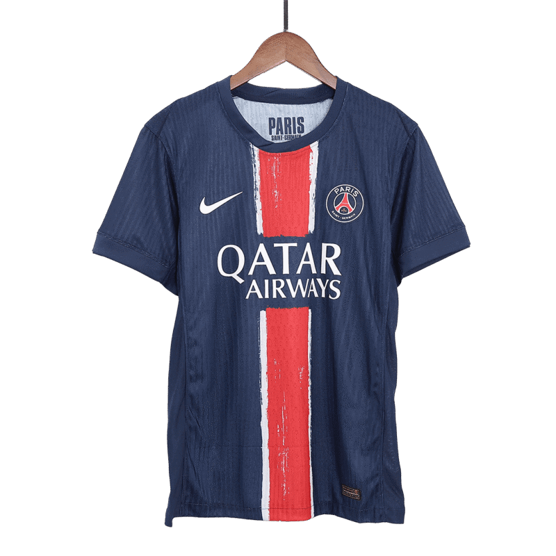 O.DEMBÉLÉ #10 PSG Home Authentic Soccer Jersey 2024/25 - UCL