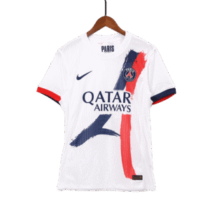 KVARATSKHELIA #7 PSG Away Authentic Soccer Jersey 2024/25 - UCL