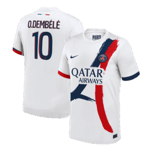 O.DEMBÉLÉ #10 PSG Away Soccer Jersey 2024/25