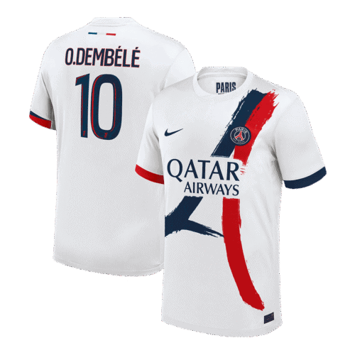 O.DEMBÉLÉ #10 PSG Away Soccer Jersey 2024/25