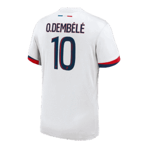 O.DEMBÉLÉ #10 PSG Away Soccer Jersey 2024/25