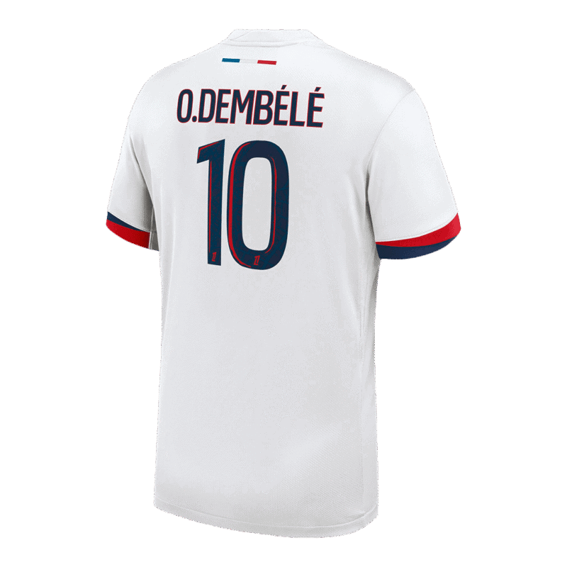 O.DEMBÉLÉ #10 PSG Away Soccer Jersey 2024/25