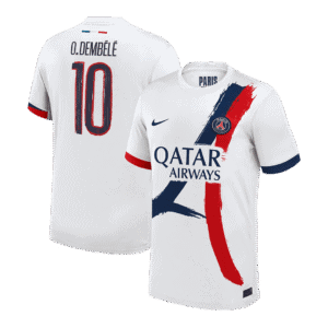 O.DEMBÉLÉ #10 PSG Away Soccer Jersey 2024/25 - UCL