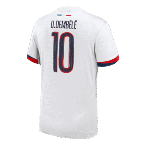 O.DEMBÉLÉ #10 PSG Away Soccer Jersey 2024/25 - UCL
