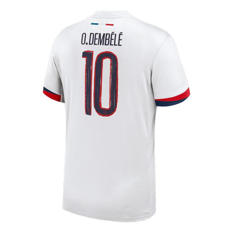 O.DEMBÉLÉ #10 PSG Away Soccer Jersey 2024/25 - UCL