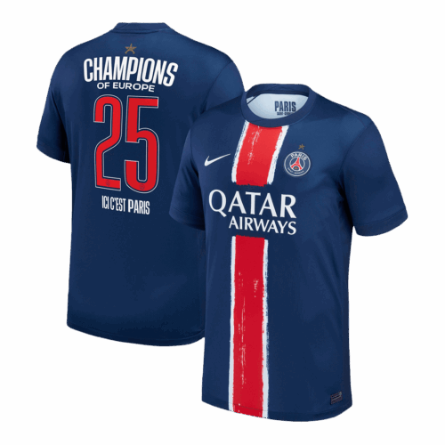 CHAMPIONS #25 PSG Home Soccer Jersey