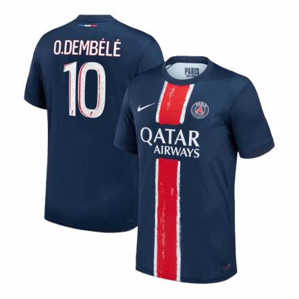 O.DEMBÉLÉ #10 PSG Home Soccer Jersey