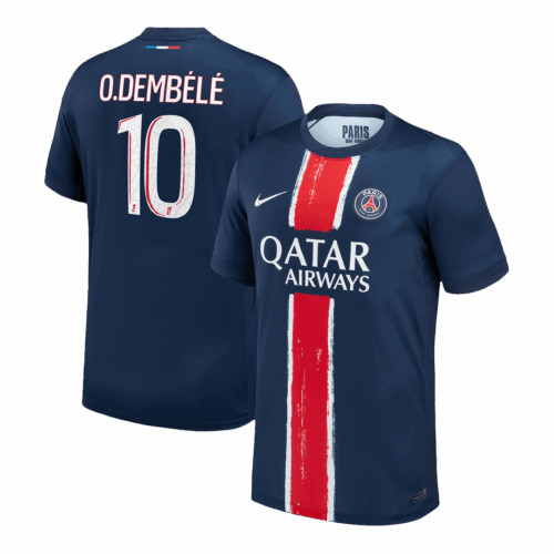 O.DEMBÉLÉ #10 PSG Home Soccer Jersey