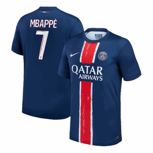 MBAPPÉ #7 PSG Home Soccer Jersey