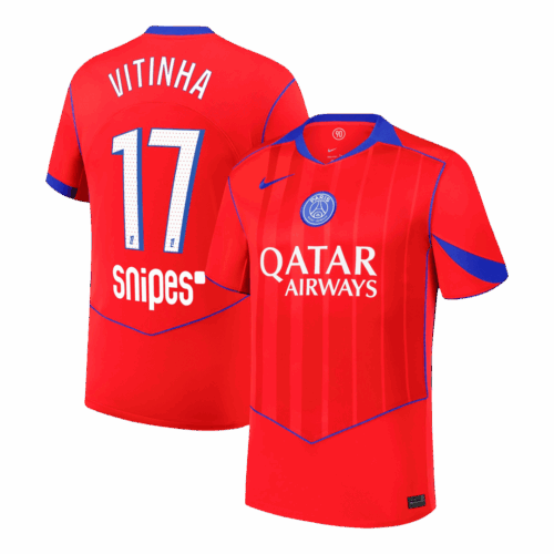 VITINHA #17 PSG Third Away Soccer Jersey 2025/26