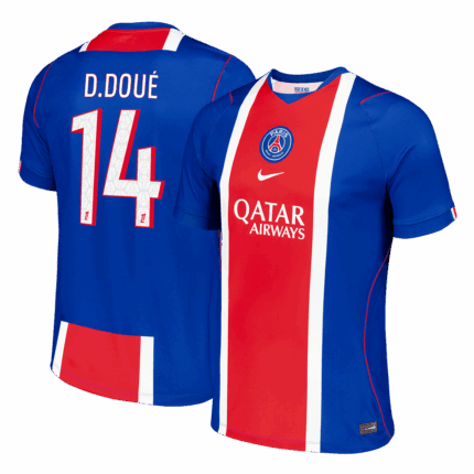 D.DOUÉ #14 PSG Home Soccer Jersey 2026/27
