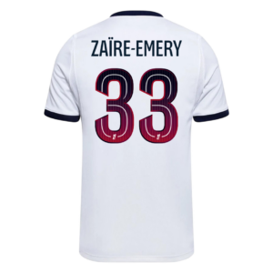 ZAÏRE-EMERY #33 PSG Away Soccer Jersey 2026/27
