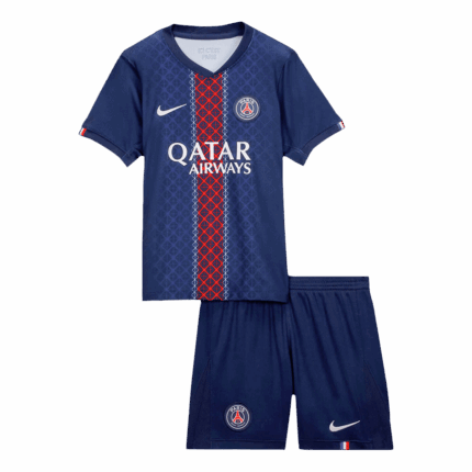 PSG Home Kids Soccer Jerseys Kit 2025/26