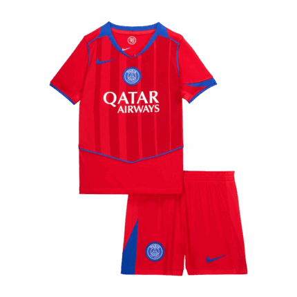 PSG Third Away Kids Soccer Jerseys Kit 2025/26