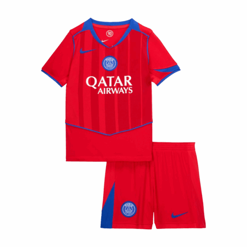 PSG Third Away Kids Soccer Jerseys Kit 2025/26
