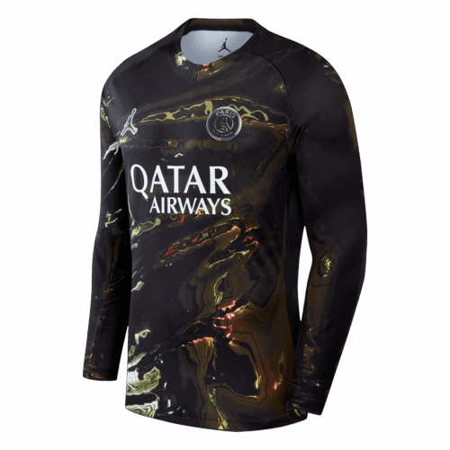 658161_1 PSG Jordan Night Edition Long Sleeve Jersey 2025/26