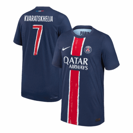 KVARATSKHELIA #7 PSG Home Player Version Jersey - UCL
