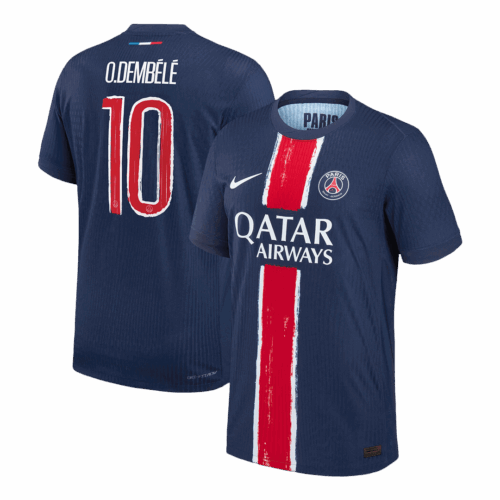 O.DEMBÉLÉ #10 PSG Home Player Version Jersey - UCL