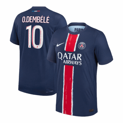 O.DEMBÉLÉ #10 PSG Home Player Version Jersey