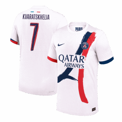 KVARATSKHELIA #7 PSG Away Player Version Jersey 2025/26 - UCL