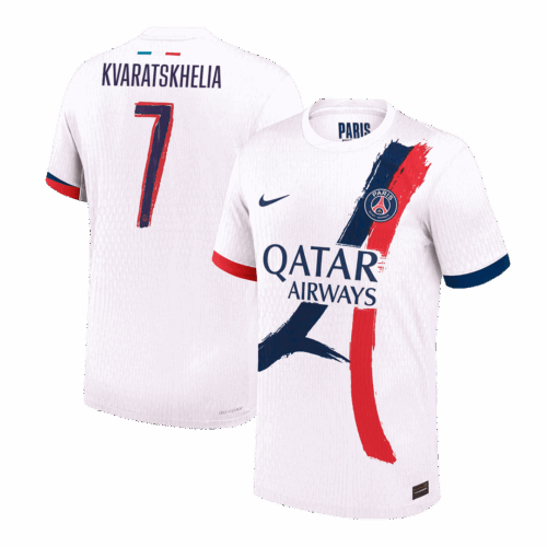 KVARATSKHELIA #7 PSG Away Player Version Jersey 2025/26 - UCL