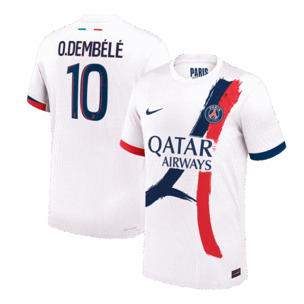 O.DEMBÉLÉ #10 PSG Away Player Version Jersey 2025/26