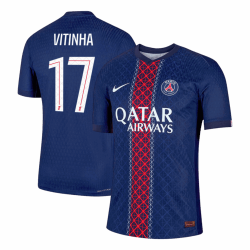 VITINHA #17 PSG Home Player Version Jersey 2025/26