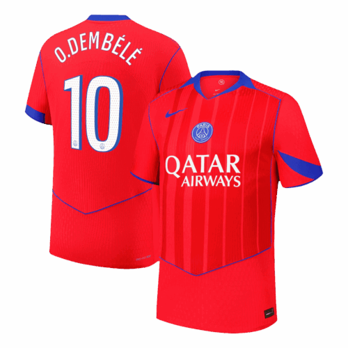 O.DEMBÉLÉ #10 PSG Third Away Player Version Jersey 2025/26