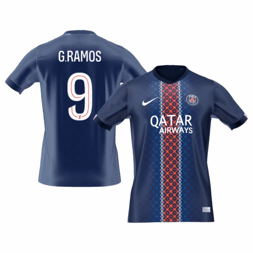 G.RAMOS #9 PSG Home Soccer Jersey 2025/26