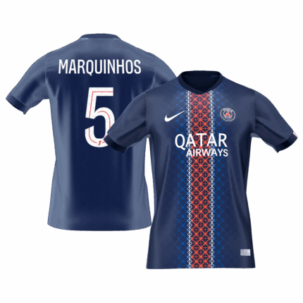 MARQUINHOS #5 PSG Home Soccer Jersey 2025/26