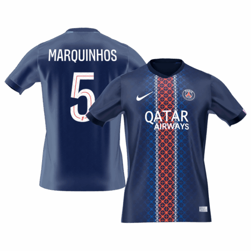 MARQUINHOS #5 PSG Home Soccer Jersey 2025/26