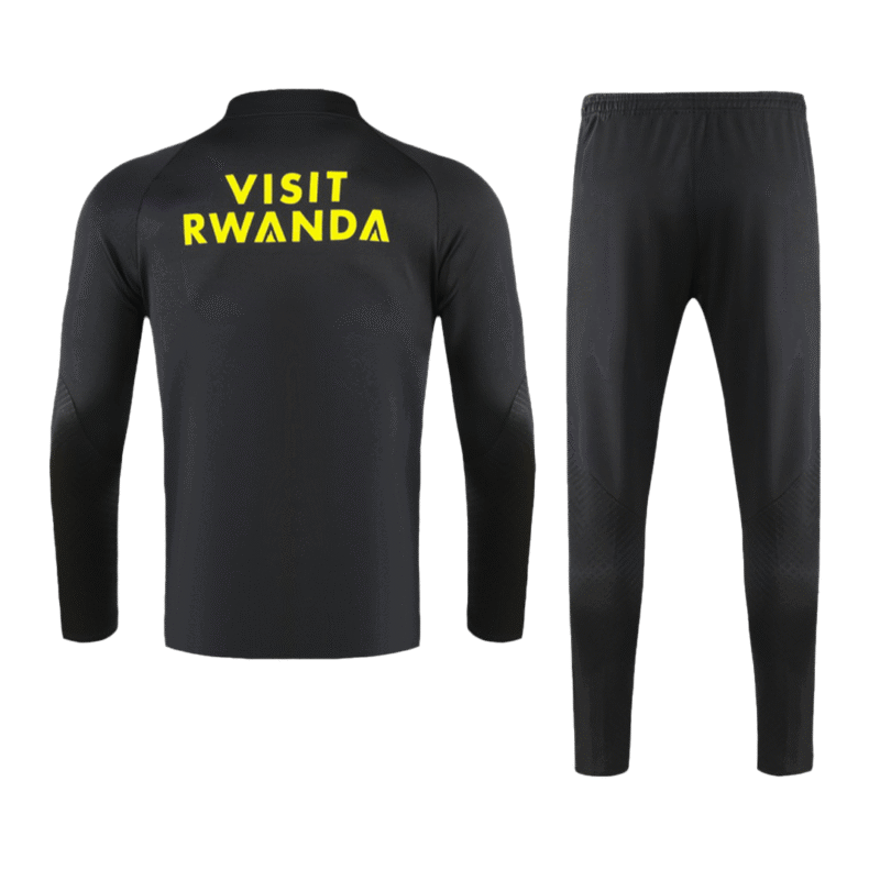 PSG 1/4 Zip Tracksuit 2023/24 Kids Black