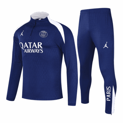 PSG 1/4 Zip Tracksuit 2025/26 Kids Navy