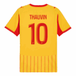THAUVIN #10 RC Lens Home Soccer Jersey 2025/26