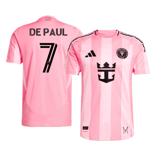 DE PAUL #7 Inter Miami CF Home Authentic Soccer Jersey 2025