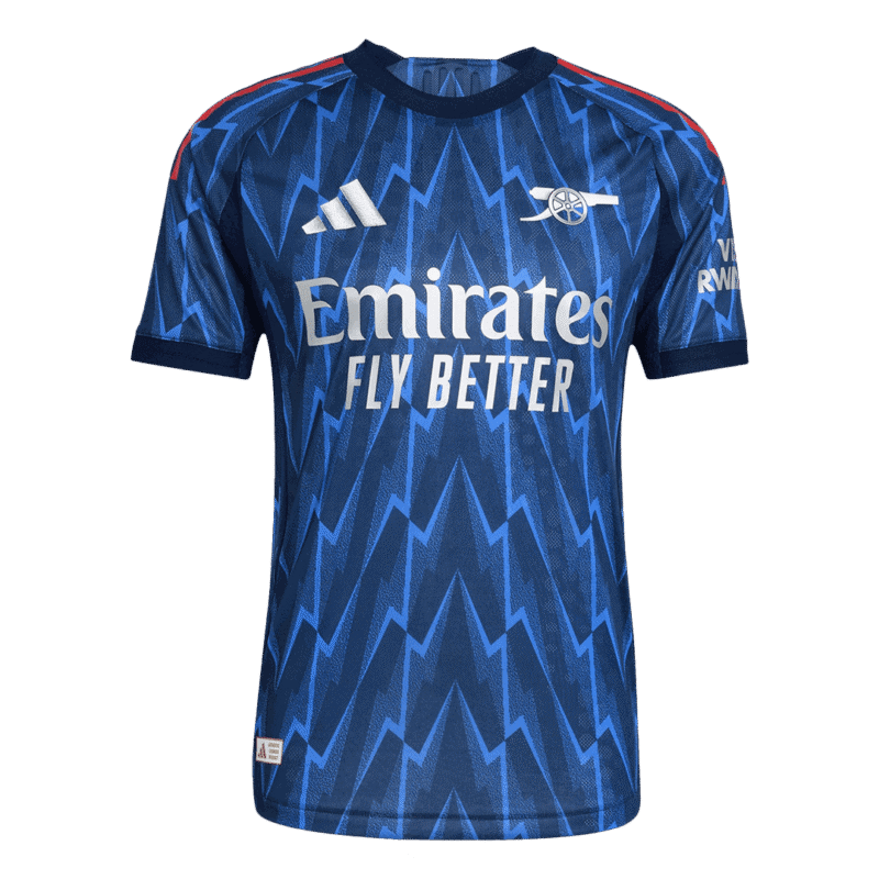 ØDEGAARD #8 Arsenal Away Authentic Soccer Jersey 2025/26