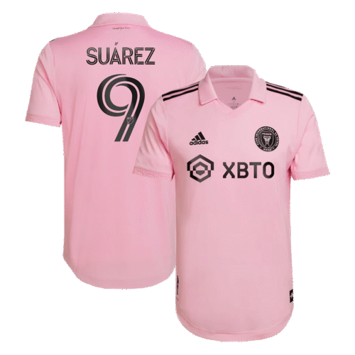SUÁREZ #9 Inter Miami CF Home Authentic Soccer Jersey 2022
