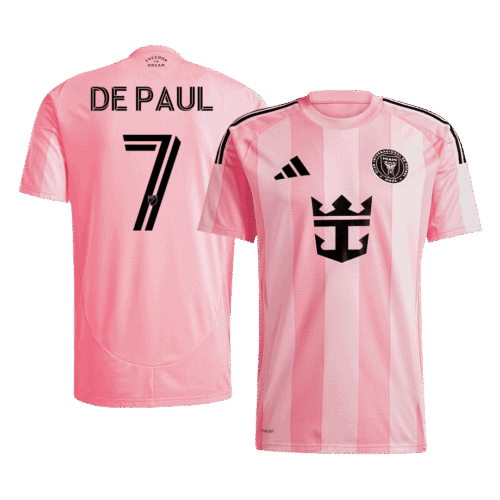 DE PAUL #7 Inter Miami CF Home Soccer Jersey 2025