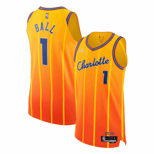 BALL #1 Charlotte Hornets Swingman NBA Jersey 2026 - City Edition
