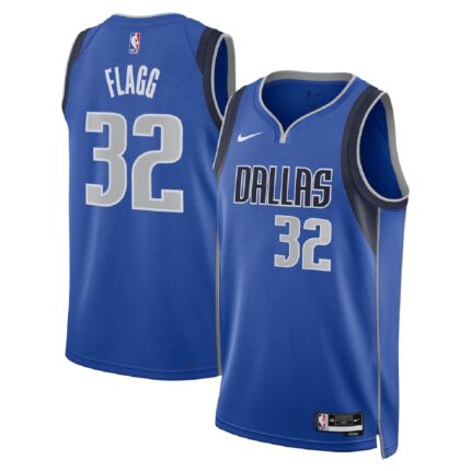 Unisex Dallas Mavericks Cooper Flagg Nike Blue Swingman Jersey - Icon Edition