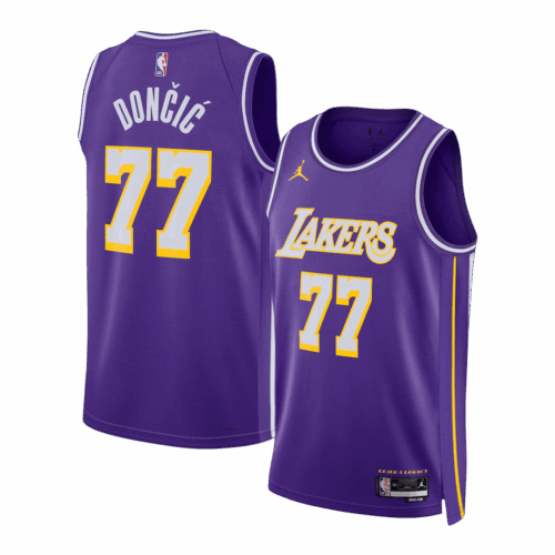 Dončić #77 Los Angeles Lakers Swingman NBA Jersey - Statement Edition