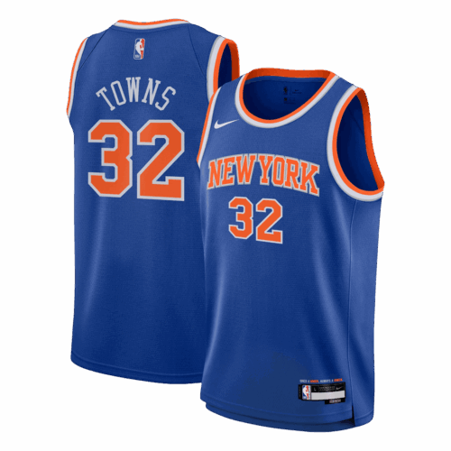 TOWNS #32 New York Knicks Swingman NBA Jersey - Icon Edition