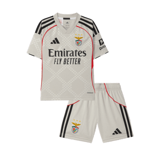 Benfica Away Kids Soccer Jerseys Kit 2025/26