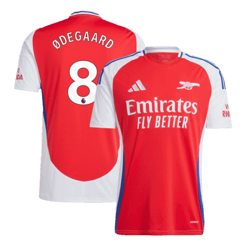 ØDEGAARD #8 Arsenal Home Soccer Jersey 2024/25
