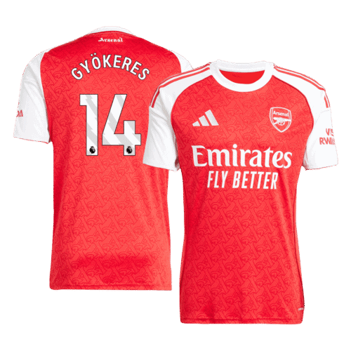 GYÖKERES #14 Arsenal Home Soccer Jersey 2025/26