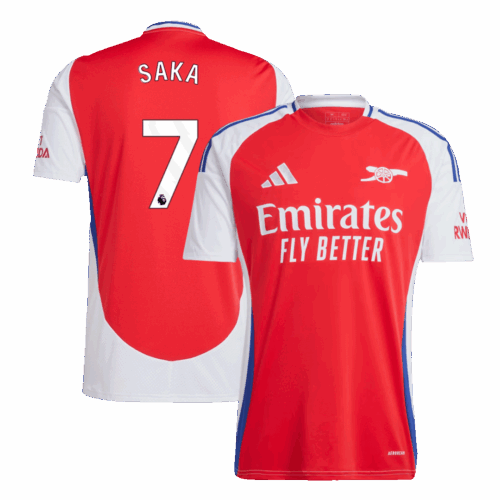SAKA #7 Arsenal Home Soccer Jersey