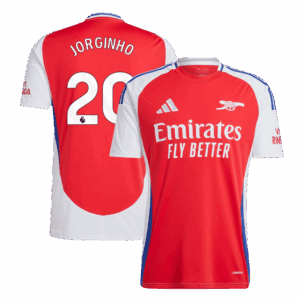 JORGINHO #20 Arsenal Home Soccer Jersey