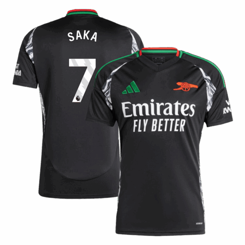 SAKA #7 Arsenal Away Soccer Jersey