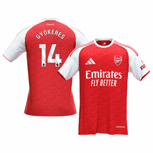 GYÖKERES #14 Arsenal Home Soccer Jersey 2025/26