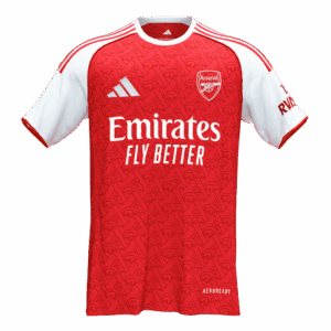 RICE #41 Arsenal Home Soccer Jersey 2025/26 - Image 3